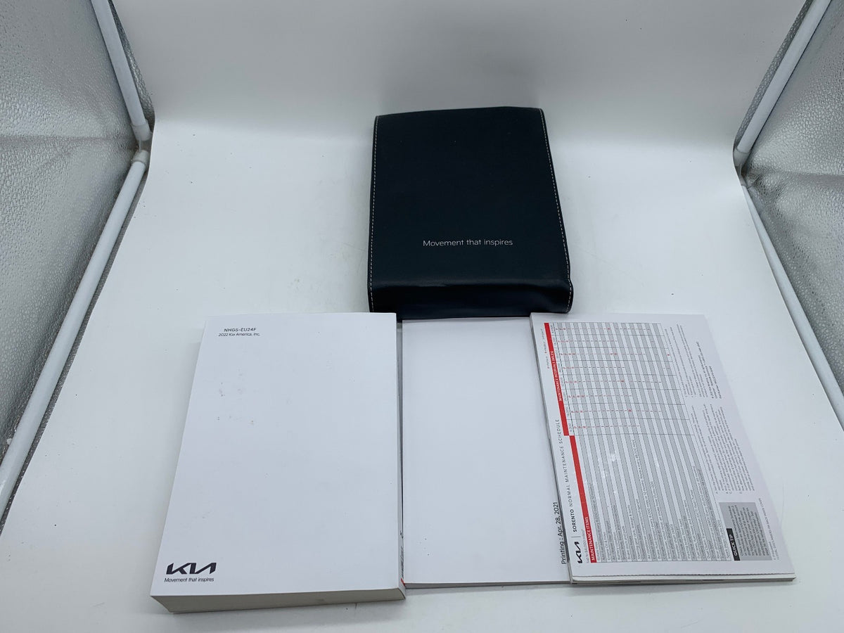 2022 Kia Sorento Owners Manual Set with Case OEM R01B13015