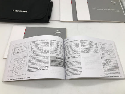 2014 Nissan Maxima Owners Manual Set with Case OEM E02B68004