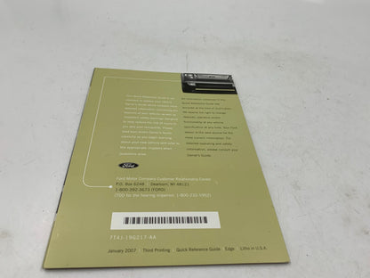 2007 Ford Edge Owners Manual Set with Case OEM E03B34081