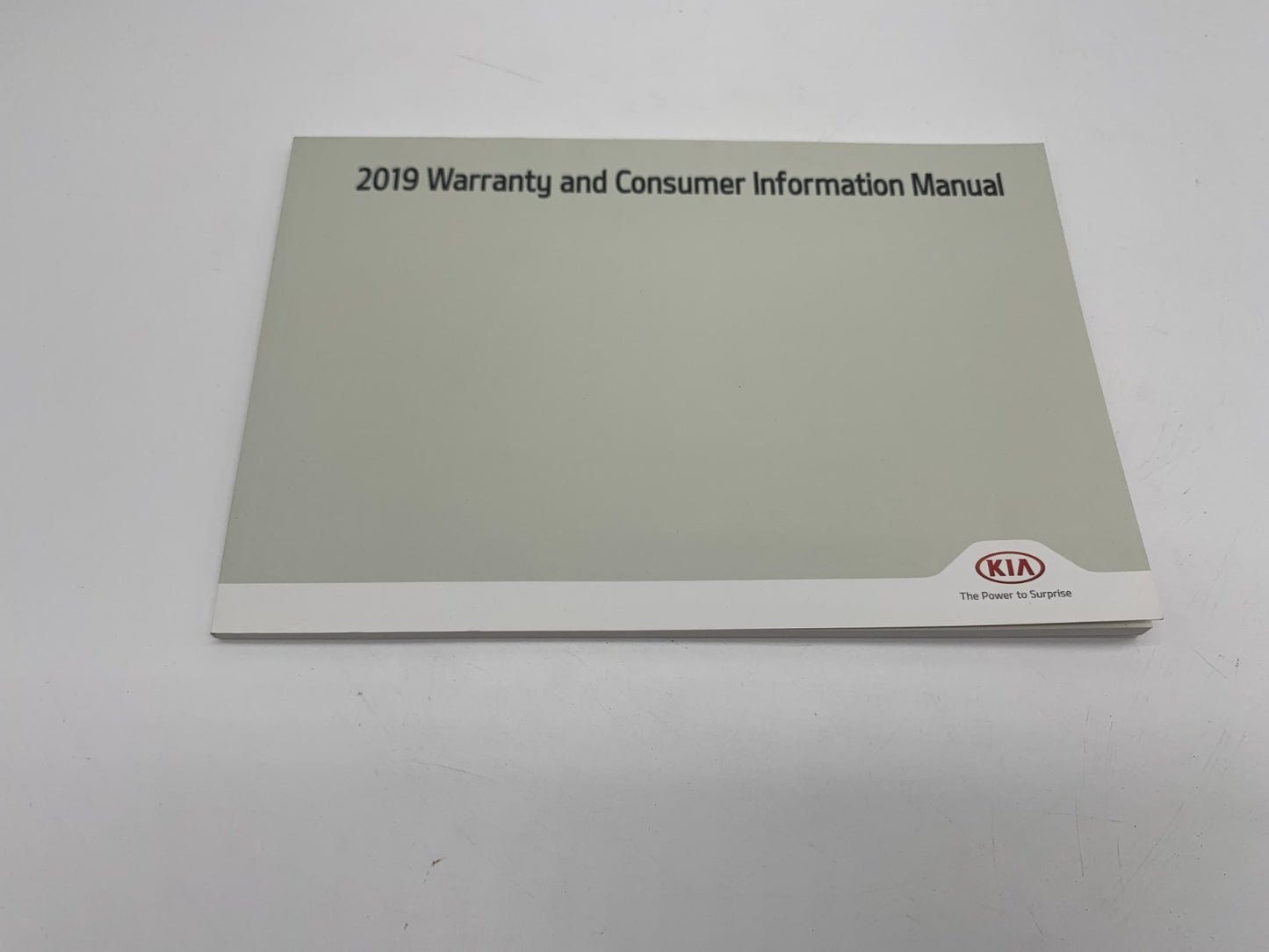 2019 Kia Stinger Owners Manual Set with Case OEM A02B44055