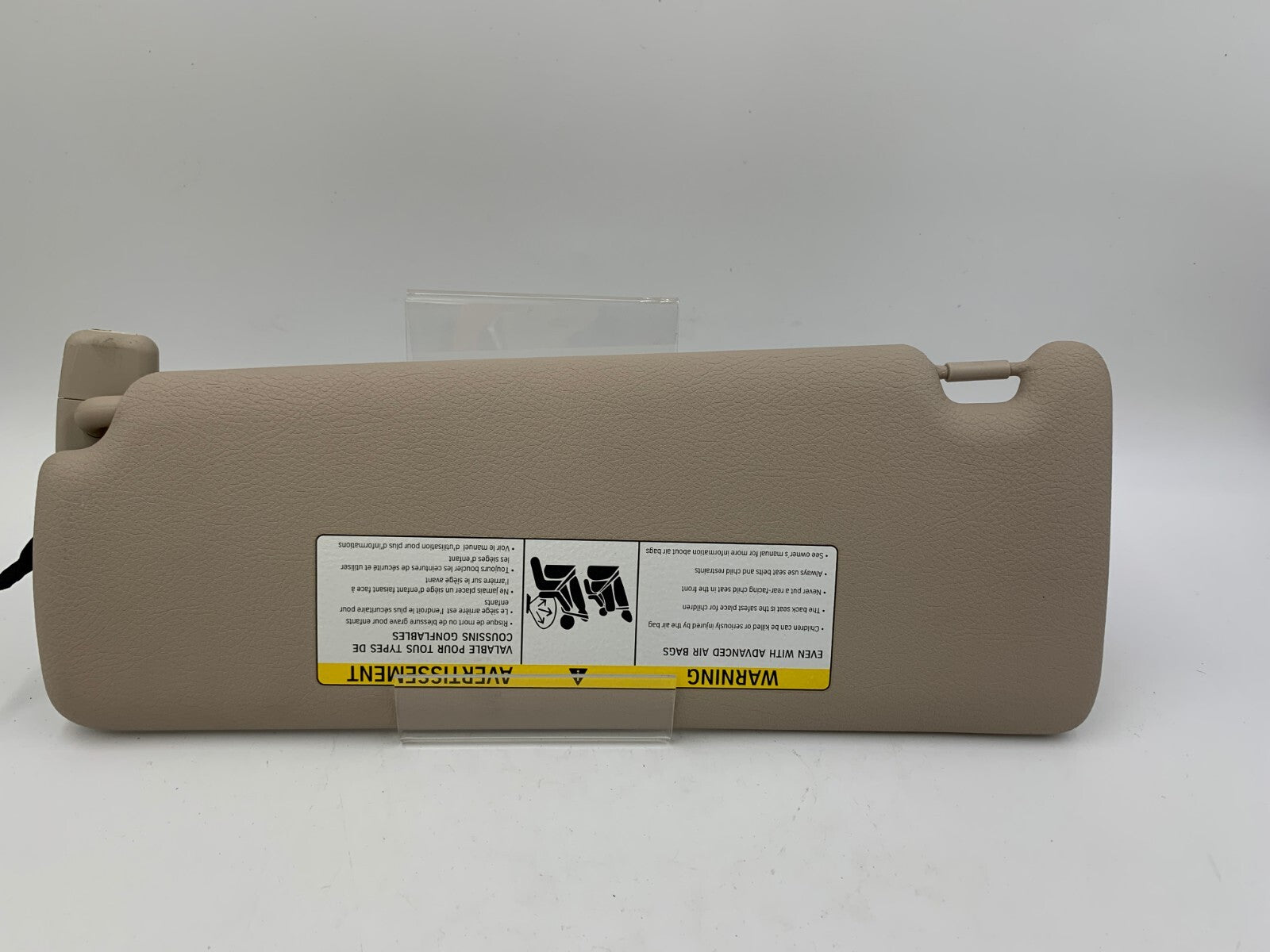 2012-2018 BMW 328i Passenger Sun Visor Gray OEM C02B22050