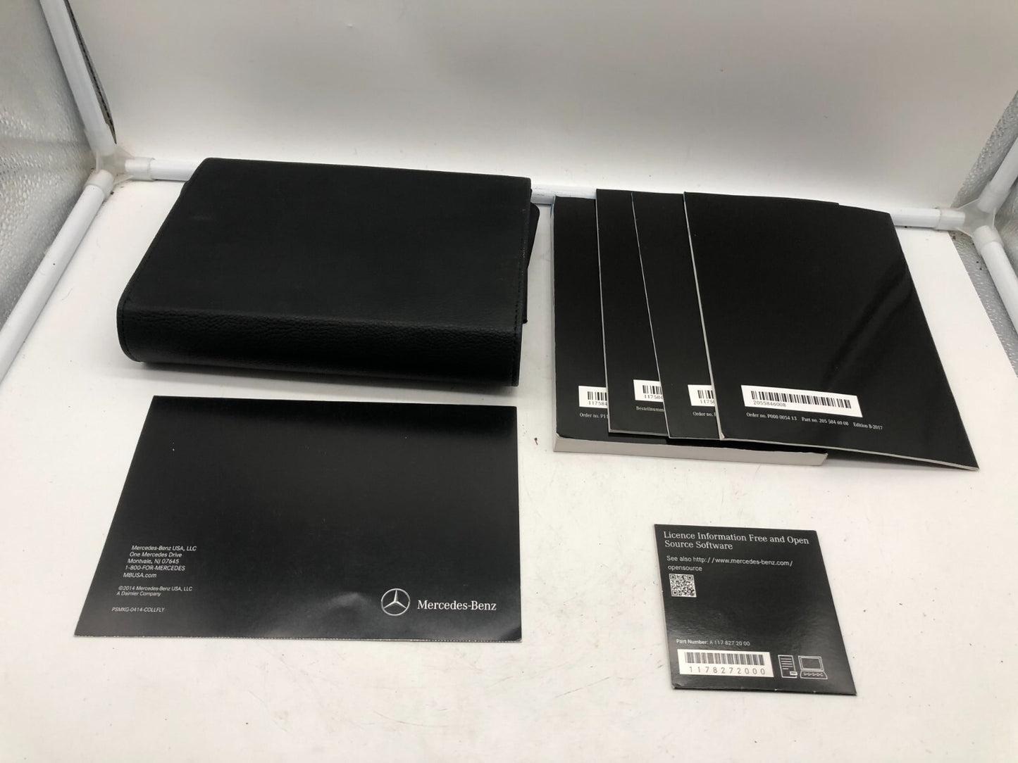 2017 Mercedes-Benz CLA Owners Manual Set with Case OEM D02B03008