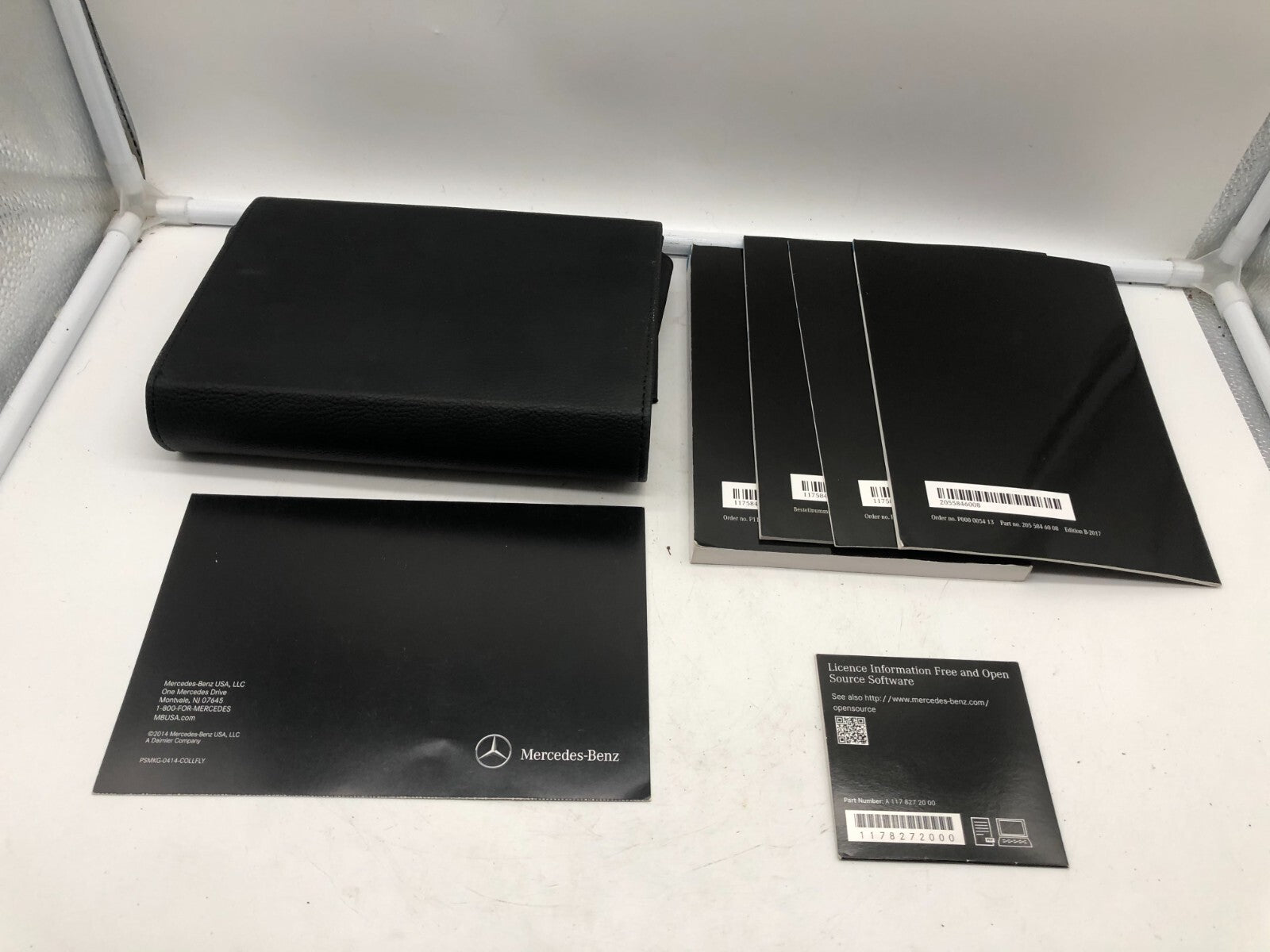 2017 Mercedes-Benz CLA Owners Manual Set with Case OEM D02B03008