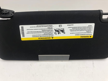 2015 Chrysler 200 Passenger Sun Visor Illuminated Black OEM B03B29026