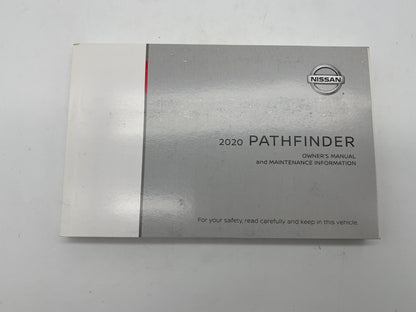 2020 Nissan Pathfinder Owners Manual Set with Case OEM C03B29004
