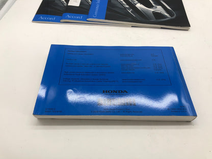 2009 Honda Accord Coupe Owners Manual Set with Case OEM A01B37032