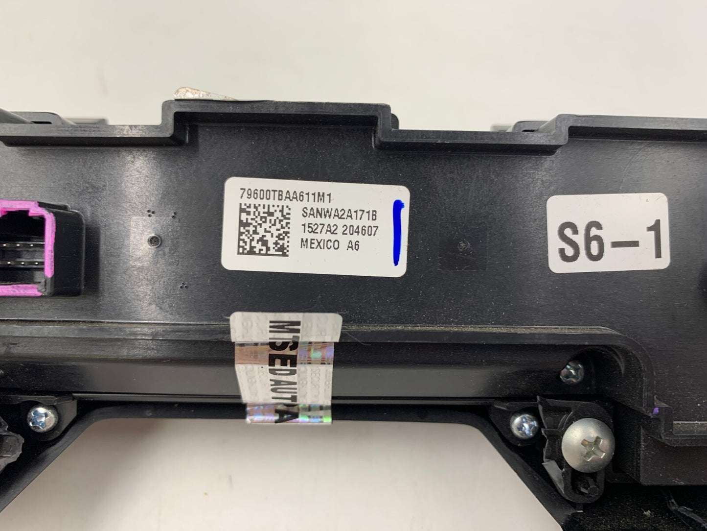 2016-2018 Honda Civic AC Heater Climate Control Unit OEM A01B08033