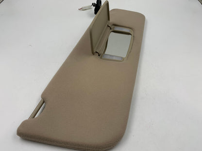 2011-2014 Toyota Sienna Passenger Sun Visor Tan Illuminated OEM C03B70006