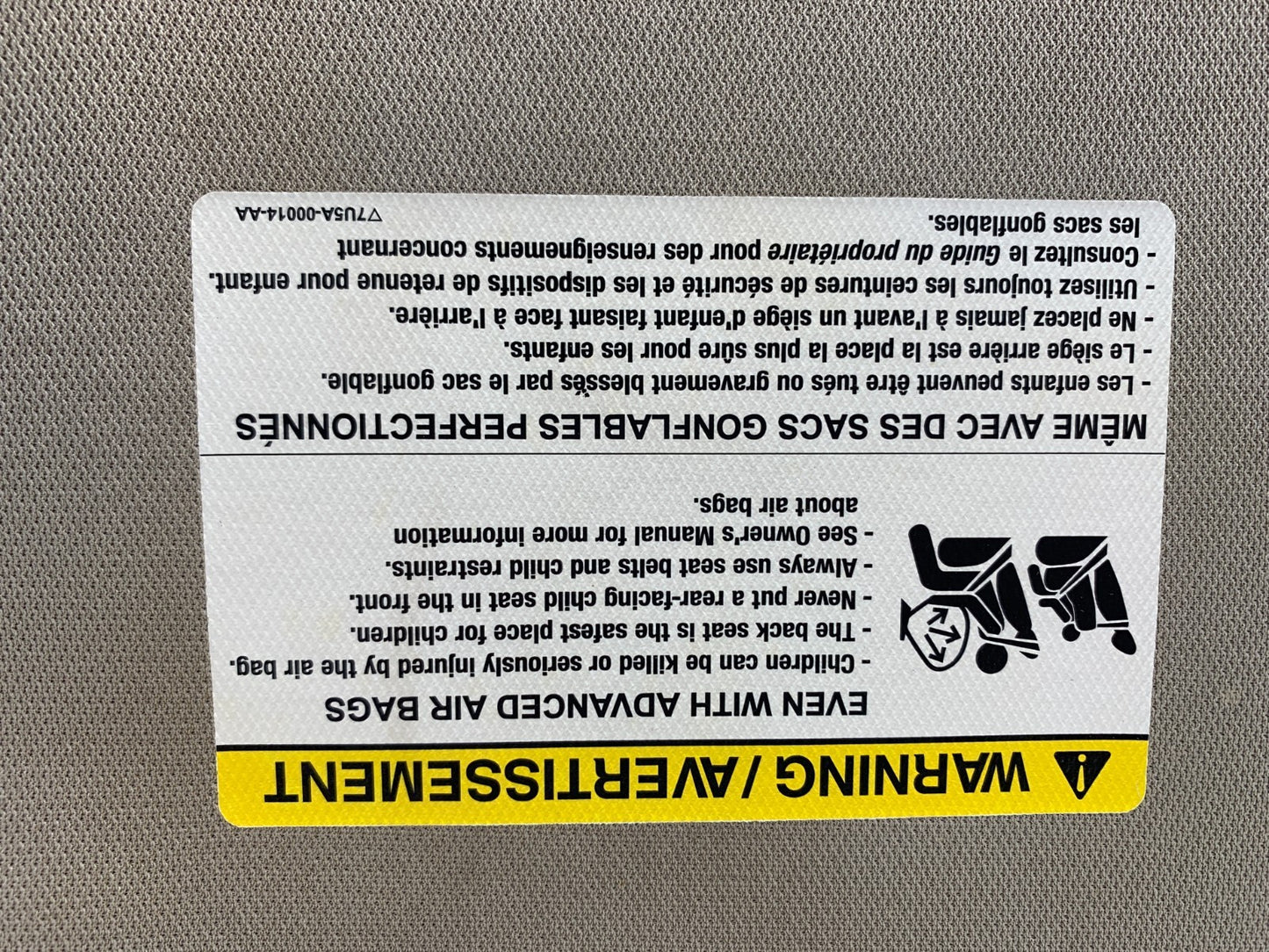 2009-2012 Ford Flex Passenger Sun Visor Gray Illuminated OEM A01B22054