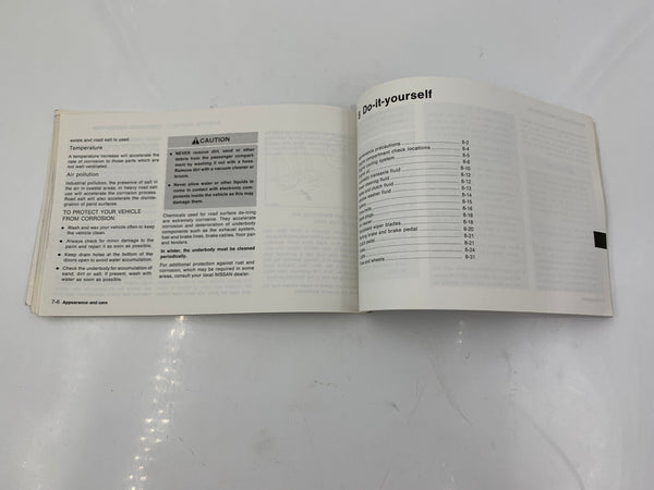 1998 Nissan Pathfinder Owners Manual Handbook OEM GO3B10027