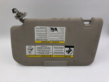 2014-2017 Nissan Rogue Passenger Sun Visor Gray Illuminated OEM B04B50047