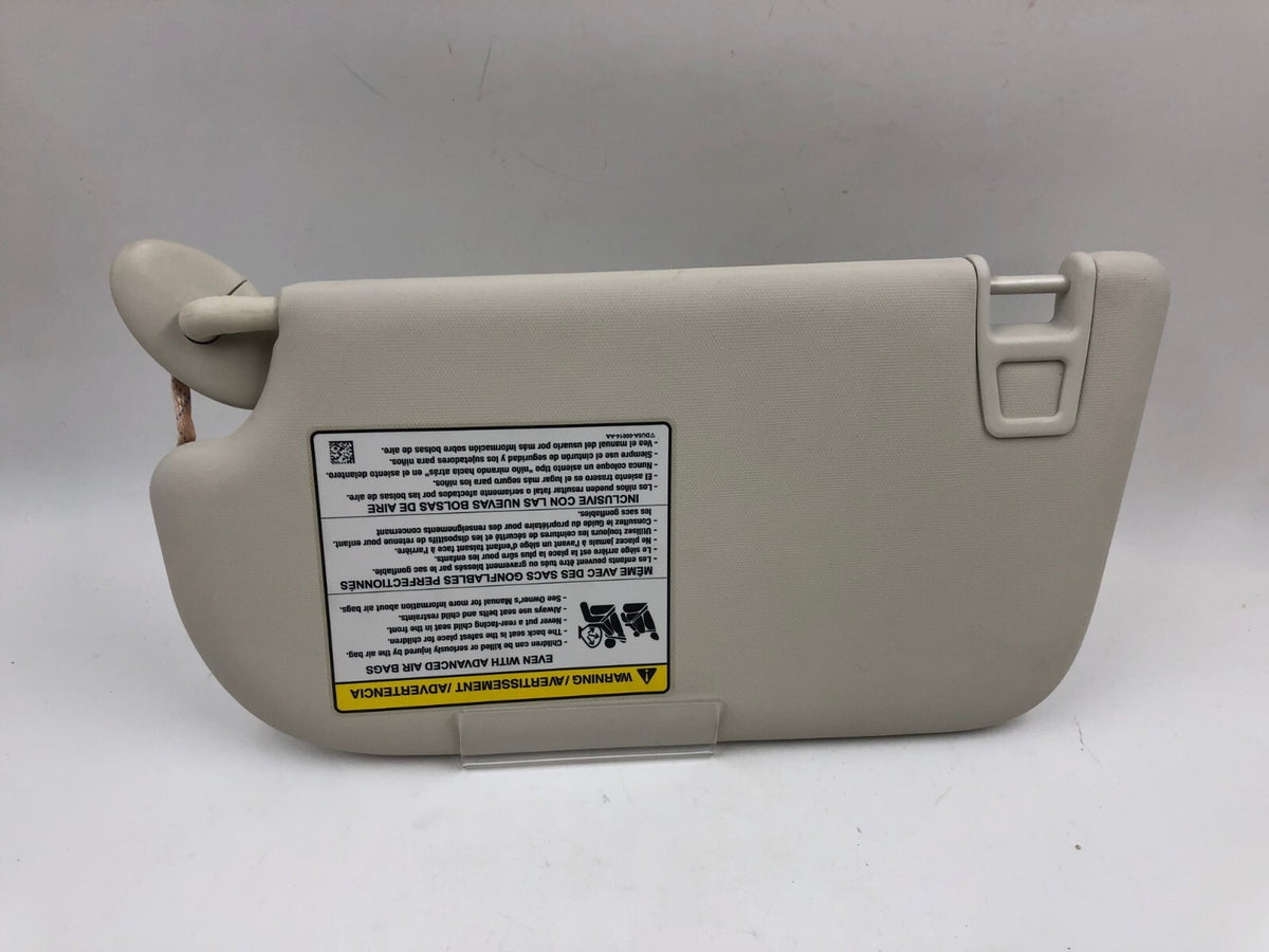 2013-2019 Ford Escape Passenger Sun Visor Ivory Illumination OEM D02B23026