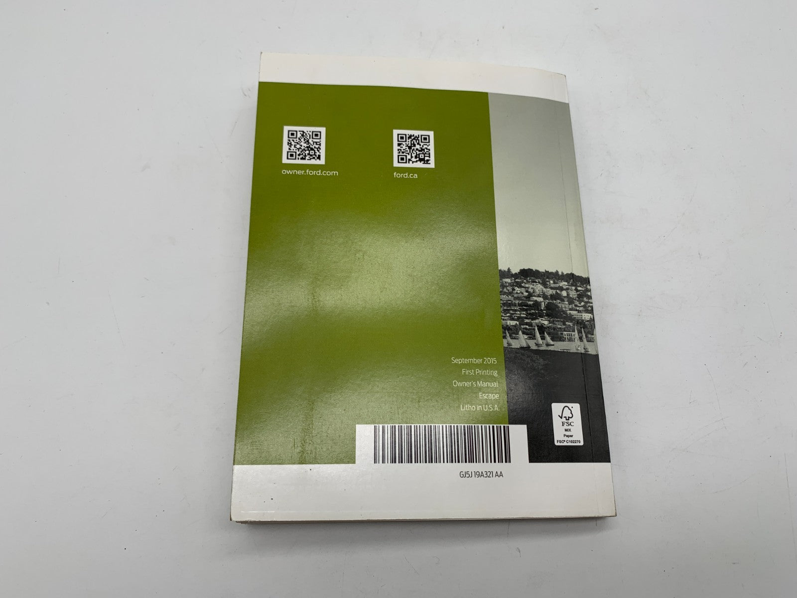 2016 Ford Escape Owners Manual Set with Case OEM B04B21006