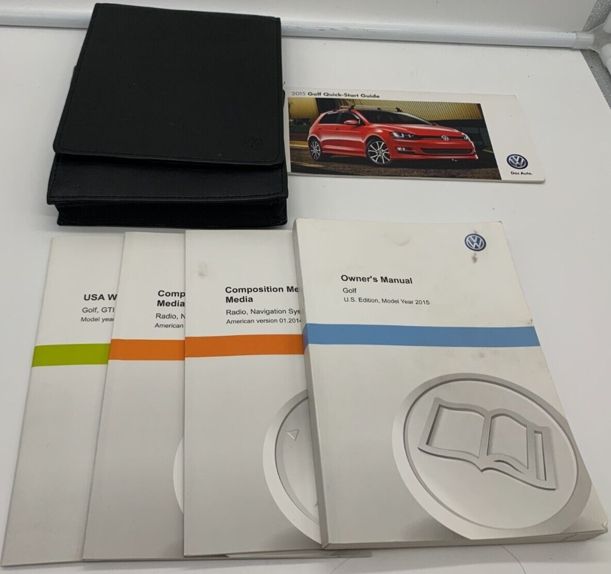 2015 Volkswagen Jetta Owners Manual Set with Case OEM D03B10002