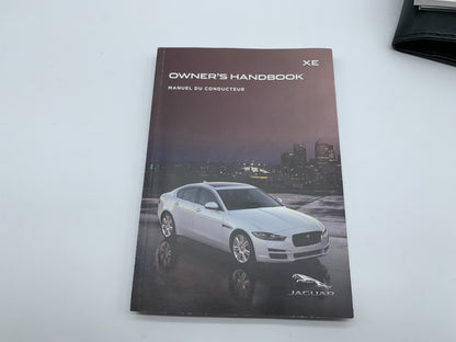 2016 Jaguar XE Owners Manual Set with Case OEM D02B65015