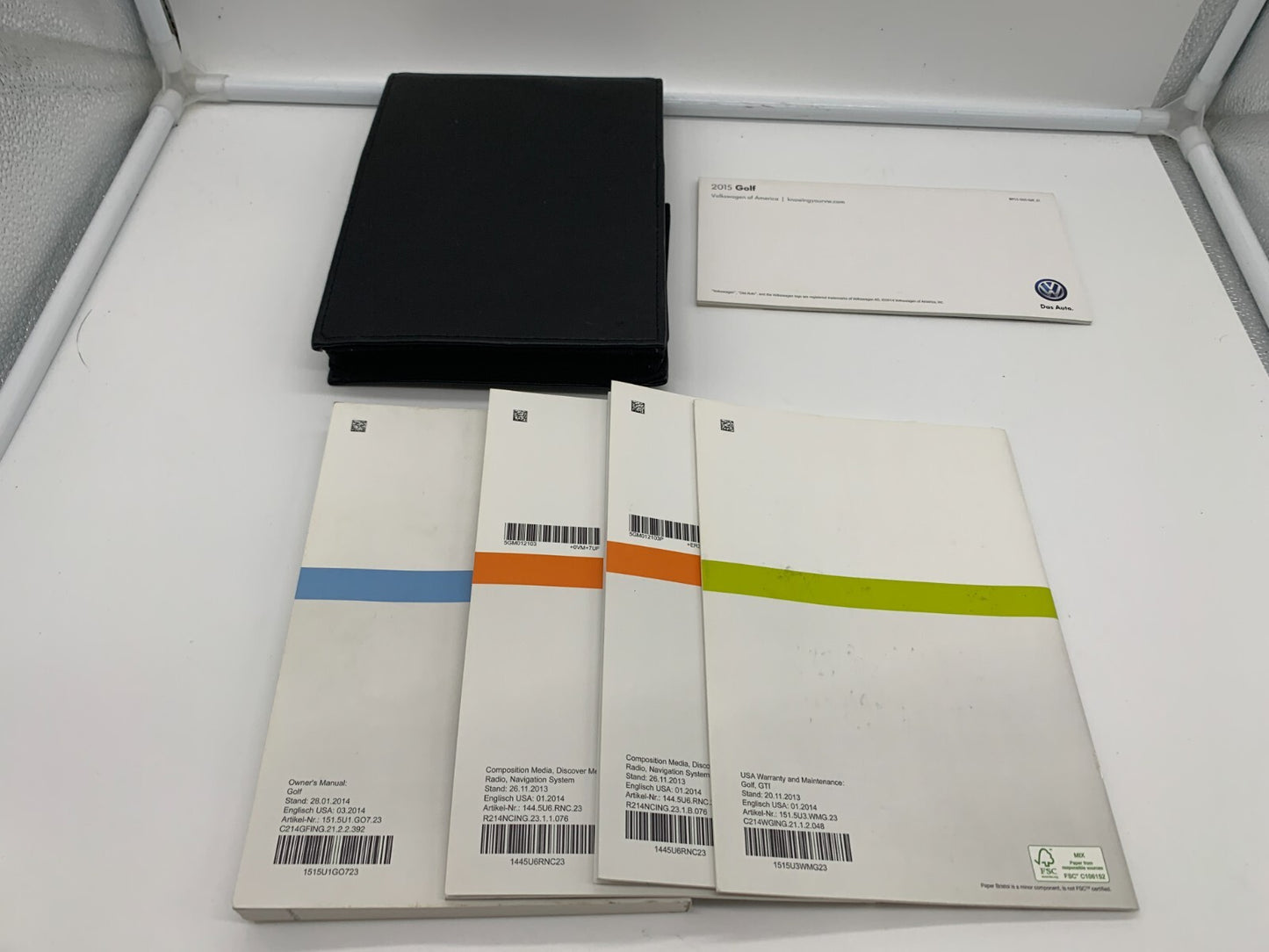 2015 Volkswagen Jetta Owners Manual Set with Case OEM D03B10002