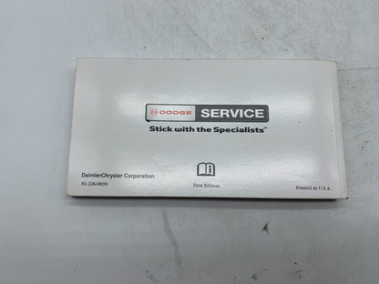 2008 Dodge Caliber Owners Manual Set with Case OEM B01B11005