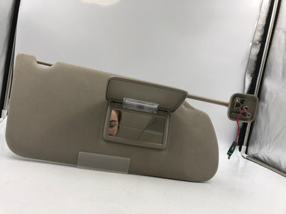 2009-2012 Ford Flex Passenger Sun Visor Shade Tan Illuminated OEM B01B21001