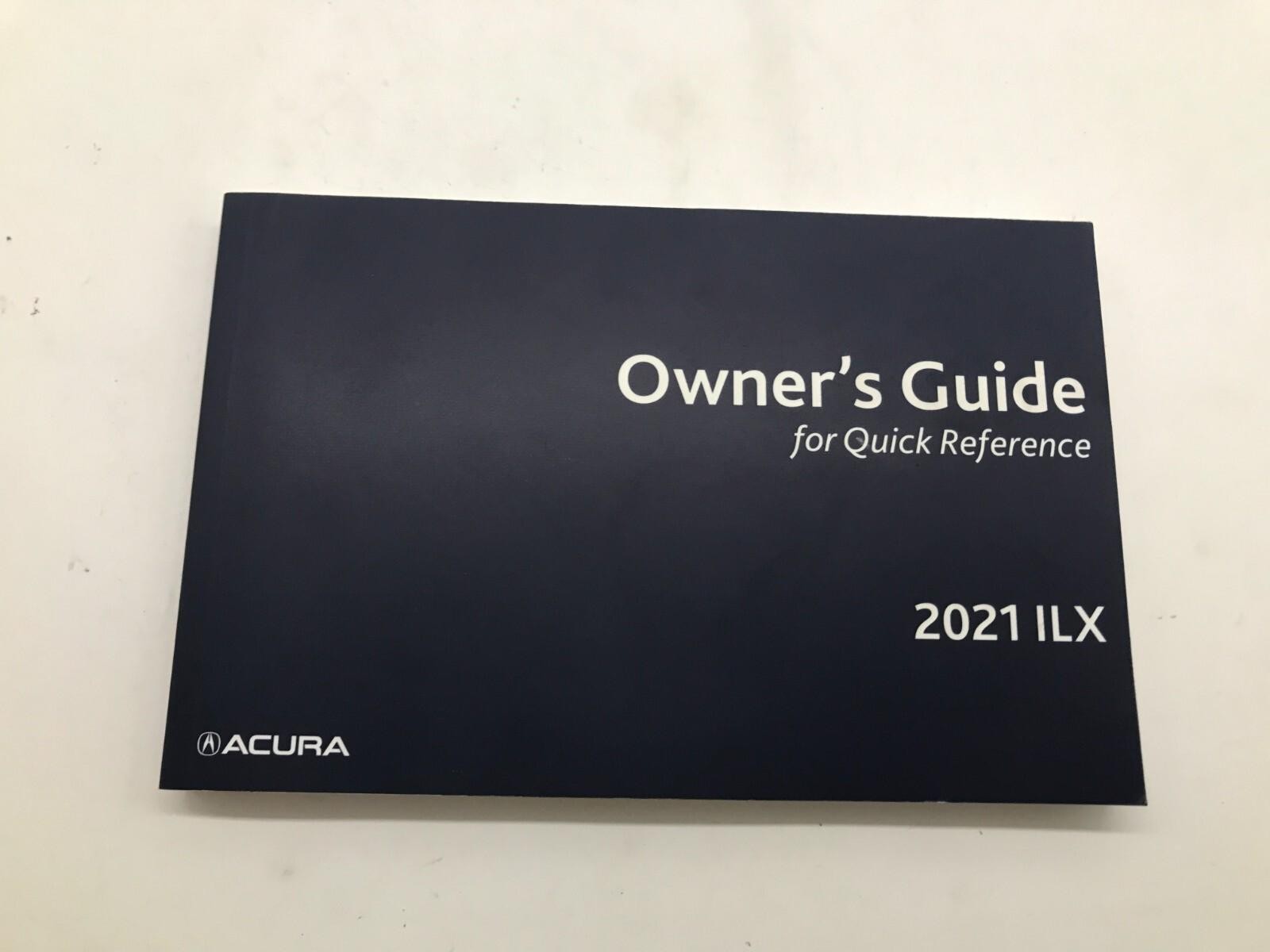 2021 Acura ILX Owners Manual Set with Leather Case OEM D01B56059