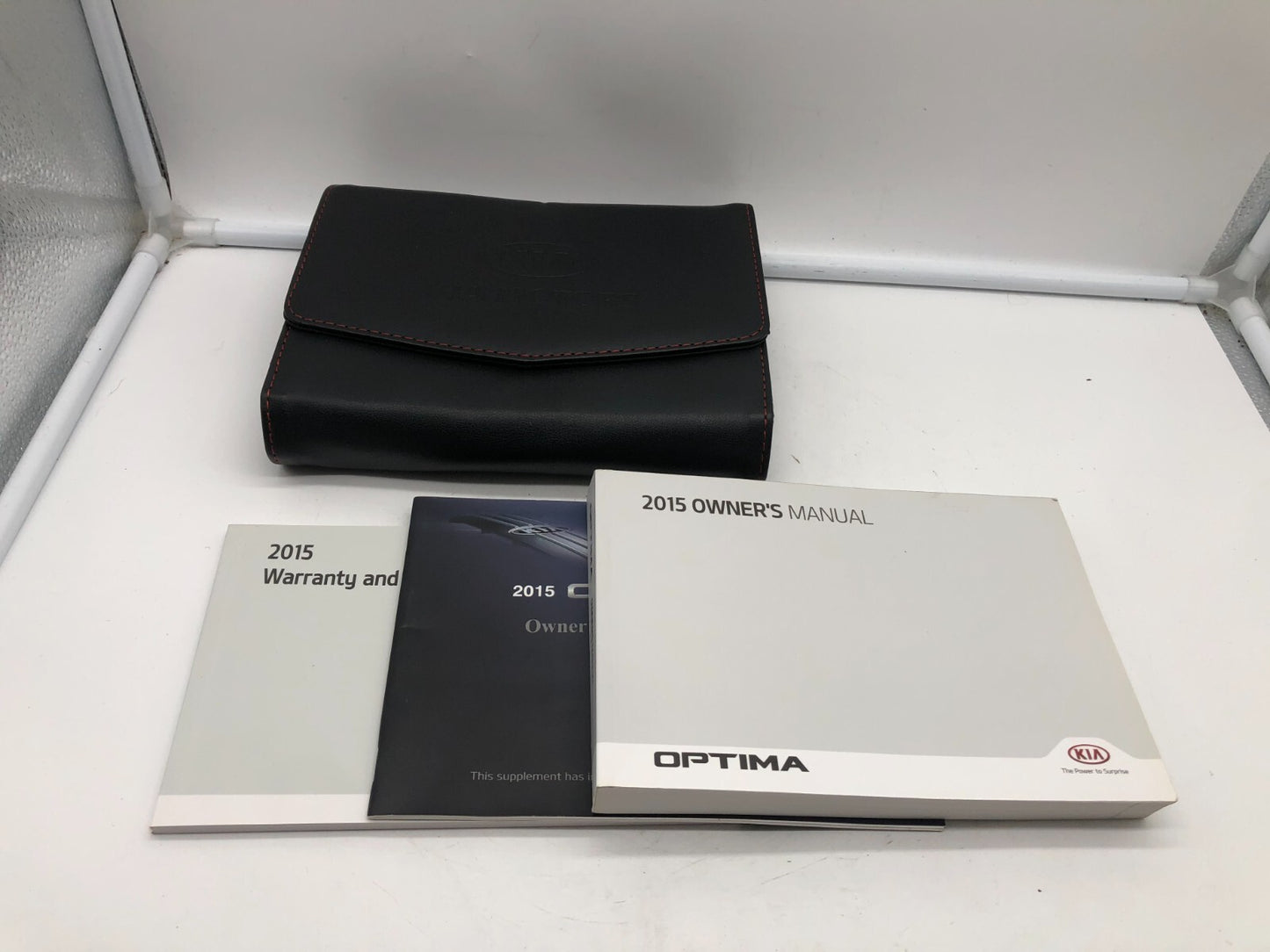 2015 Kia Optima Owners Manual Set with Case OEM D02B66013