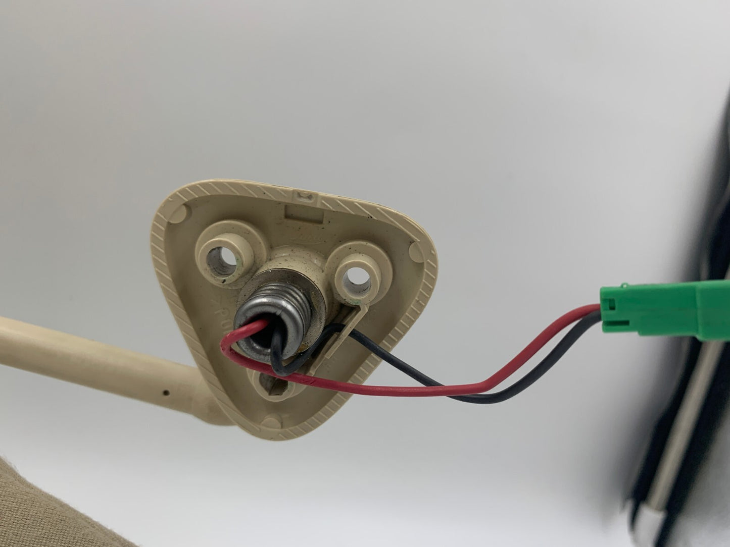 2008-2009 Ford Taurus X Passenger Sun Visor Sunvisor Beige Illuminated E03B61002