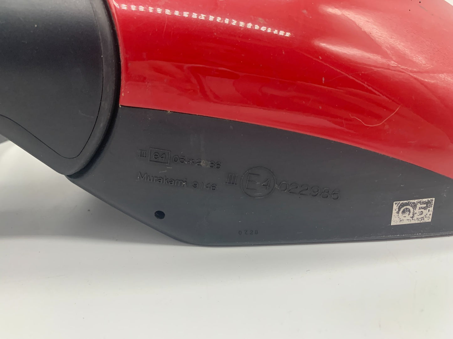 2010-2013 Suzuki Kizashi Driver Side View Power Door Mirror Red OEM