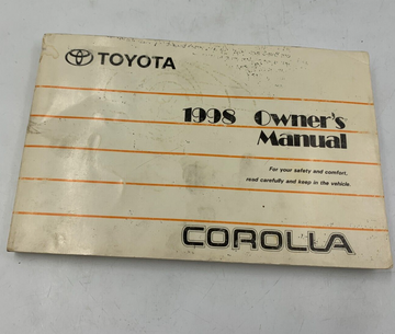 1998 Toyota Corolla Owners Manual Handbook OEM K03B22022