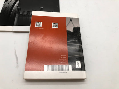 2017 Ford Fusion Owners Manual Set with Case OEM C01B53022