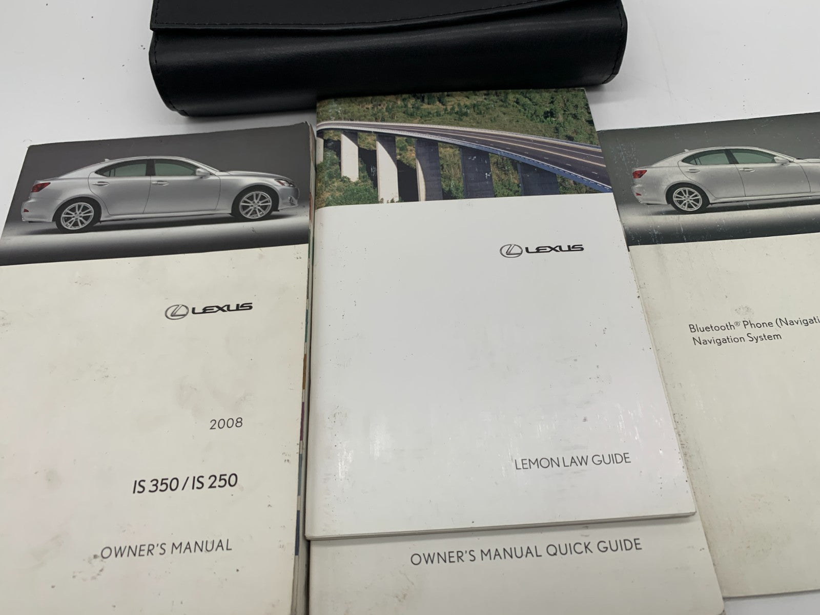 2008 Lexus IS350 IS250 Owners Manual Set with Case OEM C03B69019