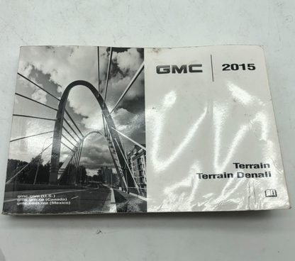 2015 GMC Terrain Owners Manual OEM D03B07008