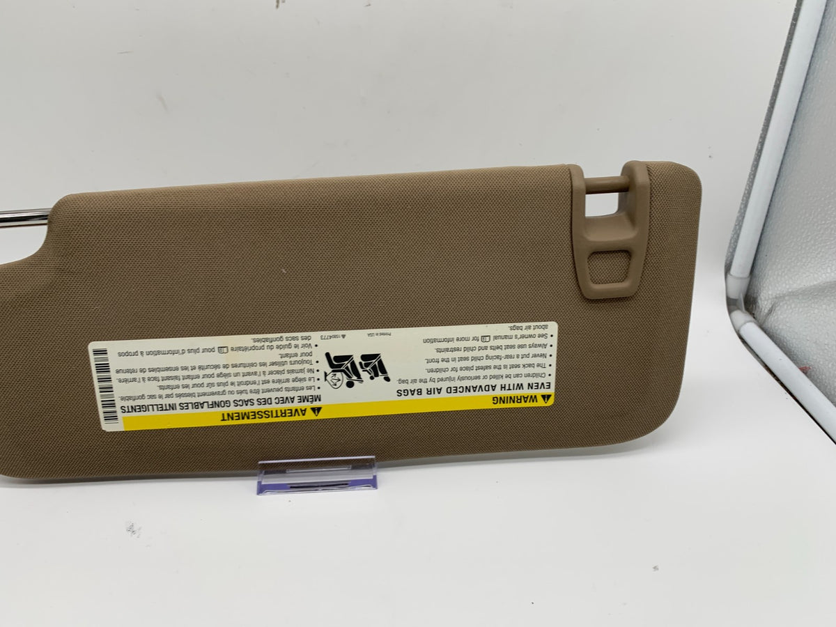 2004-2012 Chevrolet Malibu Passenger Sun Visor Brown OEM B01B13033