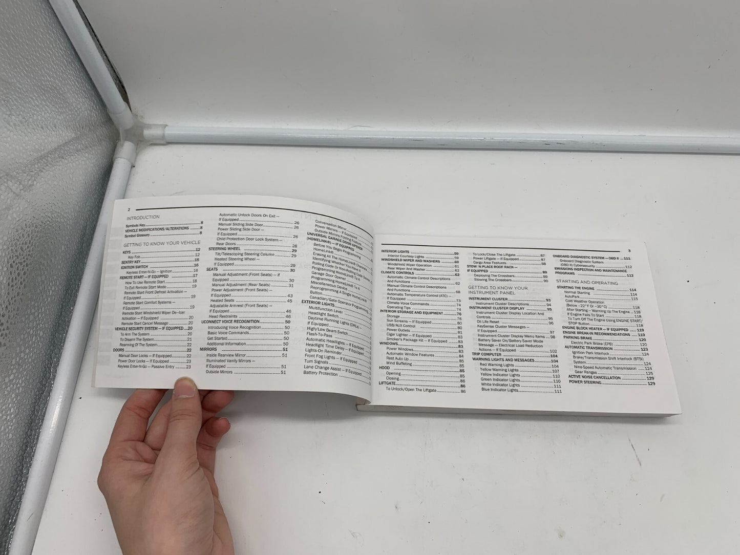 2021 Chrysler Voyager Owners Manual OEM E02B24067