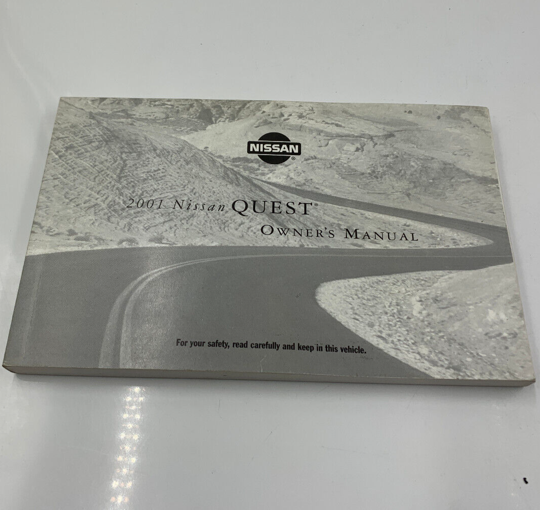 2001 Nissan Quest Owners Manual OEM D04B38088