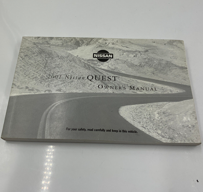 2001 Nissan Quest Owners Manual OEM D04B38088