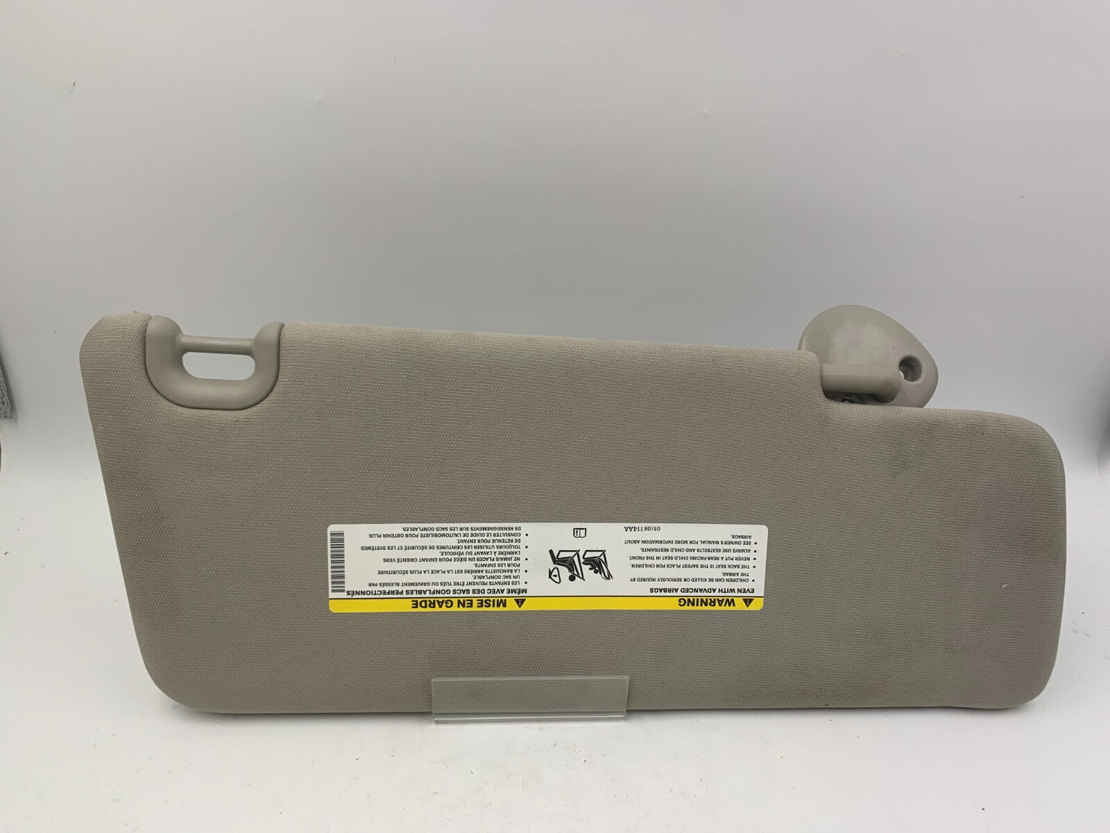 2013-2023 Dodge Ram 1500 Driver Sun Visor Gray OEM B01B06036