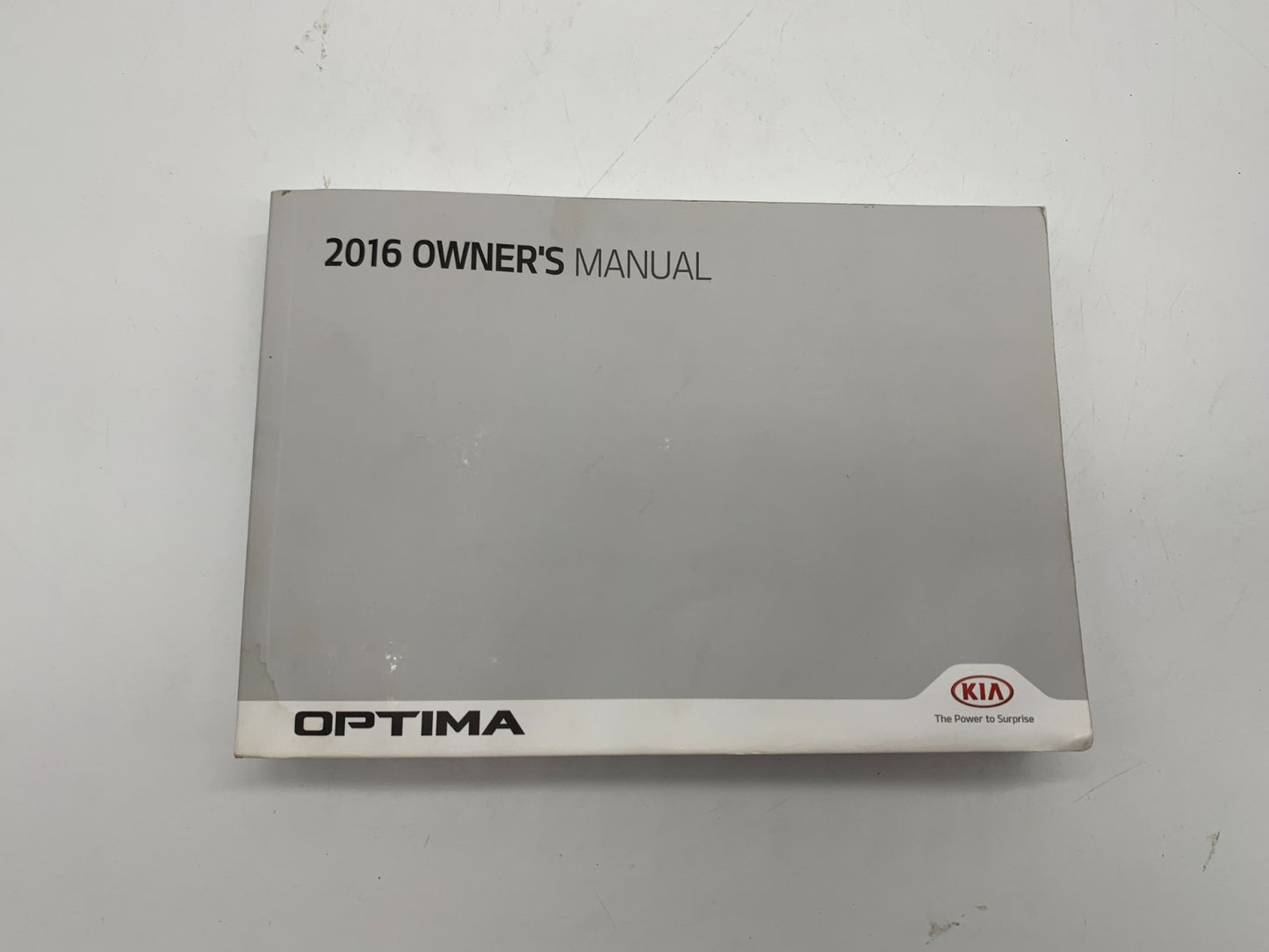 2016 Kia Optima Owners Manual with Case OEM A02B55010