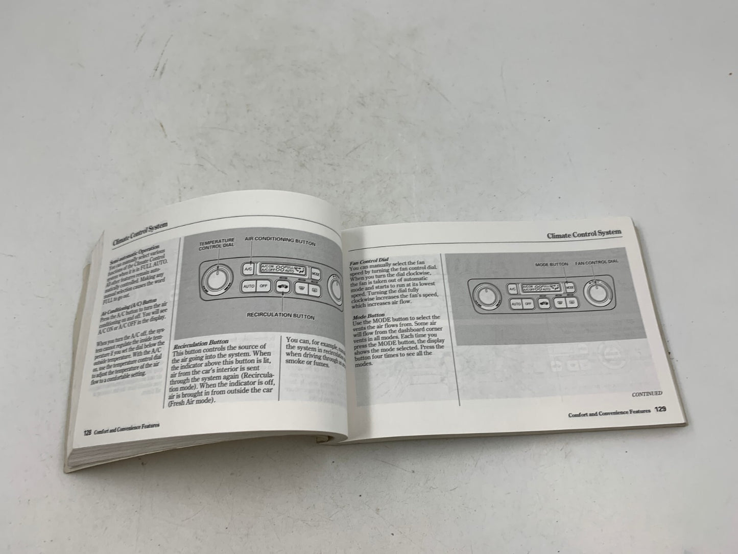 2001 Honda Accord Owners Manual OEM C02B27004