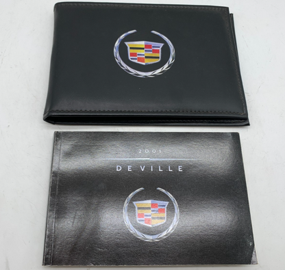 2001 Cadillac DeVille Owners Manual Set with Case OEM A02B50012