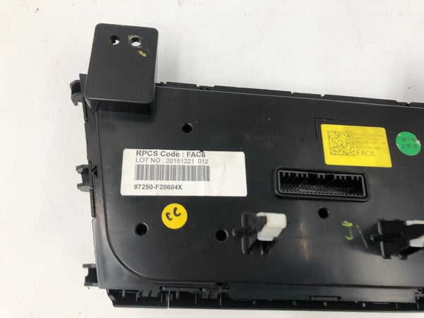 2017-2018 Hyundai Elantra AC Heater Climate Control Temperature Unit D01B34033