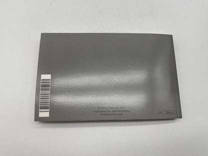 2021 Nissan Sentra Owners Manual Set with Case OEM E02B38005