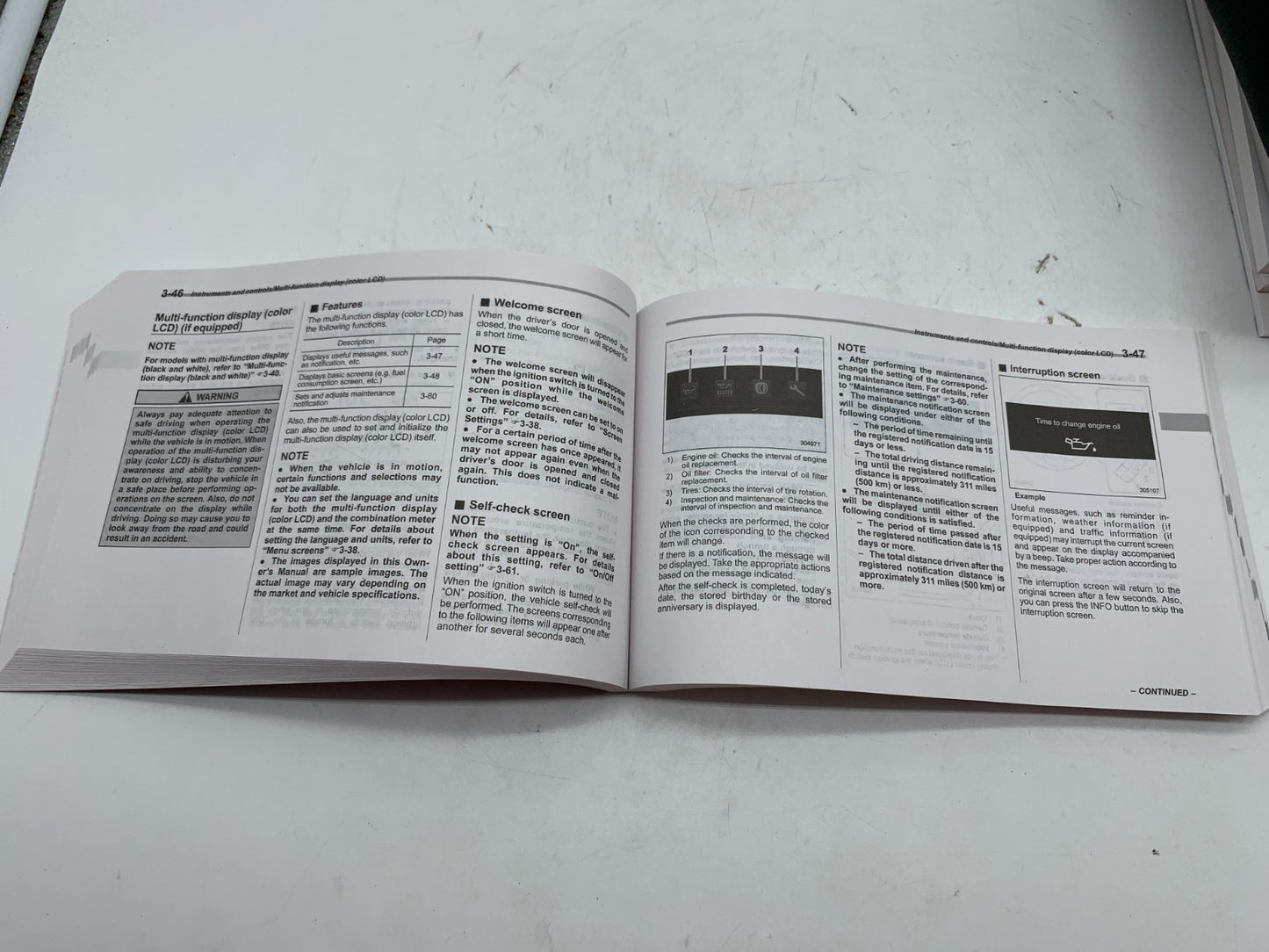 2023 Subaru Impreza Owners Manual Set with Case OEM B03B51014