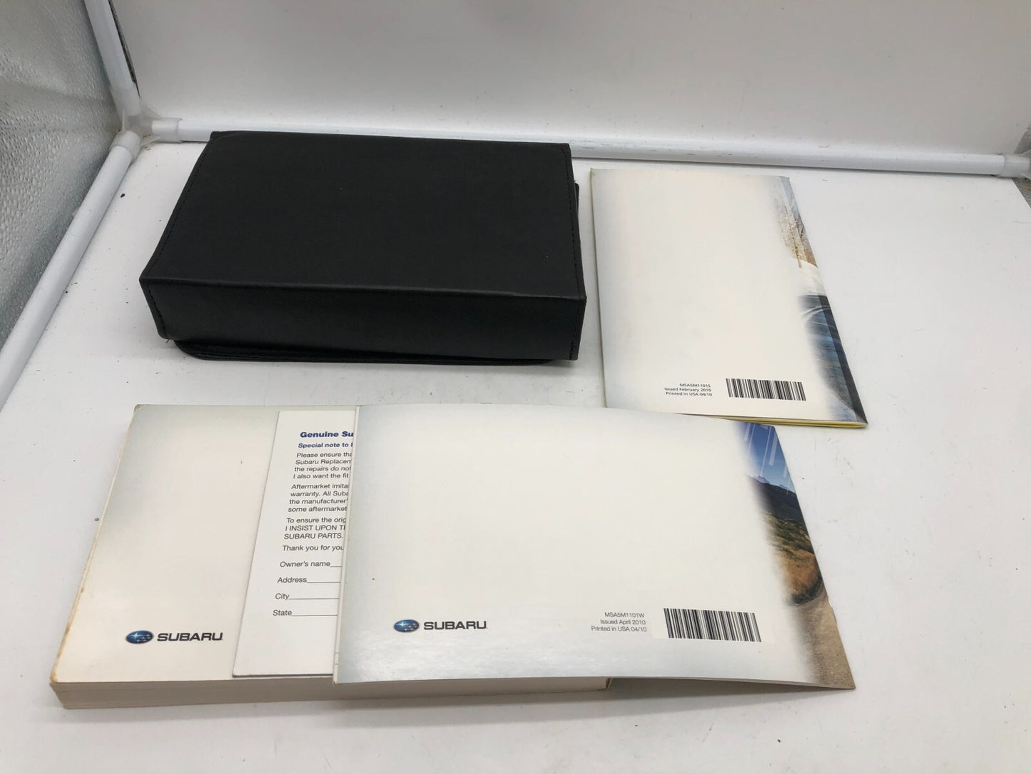 2011 Subaru Impreza Owners Manual Set with Case OEM A01B43084