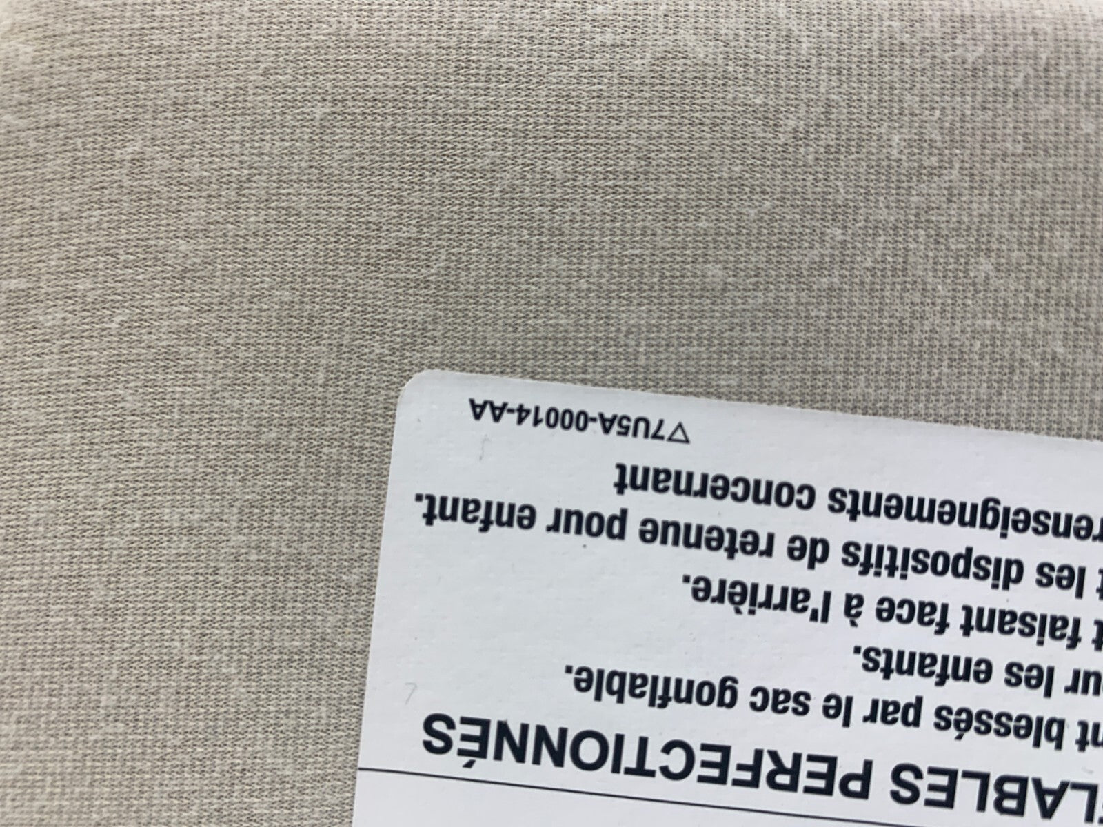 2008-2009 Ford Taurus X Passenger Sun Visor Sunvisor Beige Illuminated D01B52066