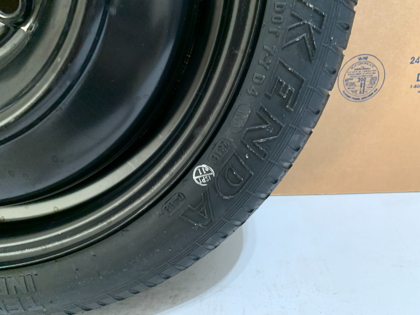 2014-2018 Mazda 3 Mazda3 16" Spare Tire Compact Donut T125/70D16