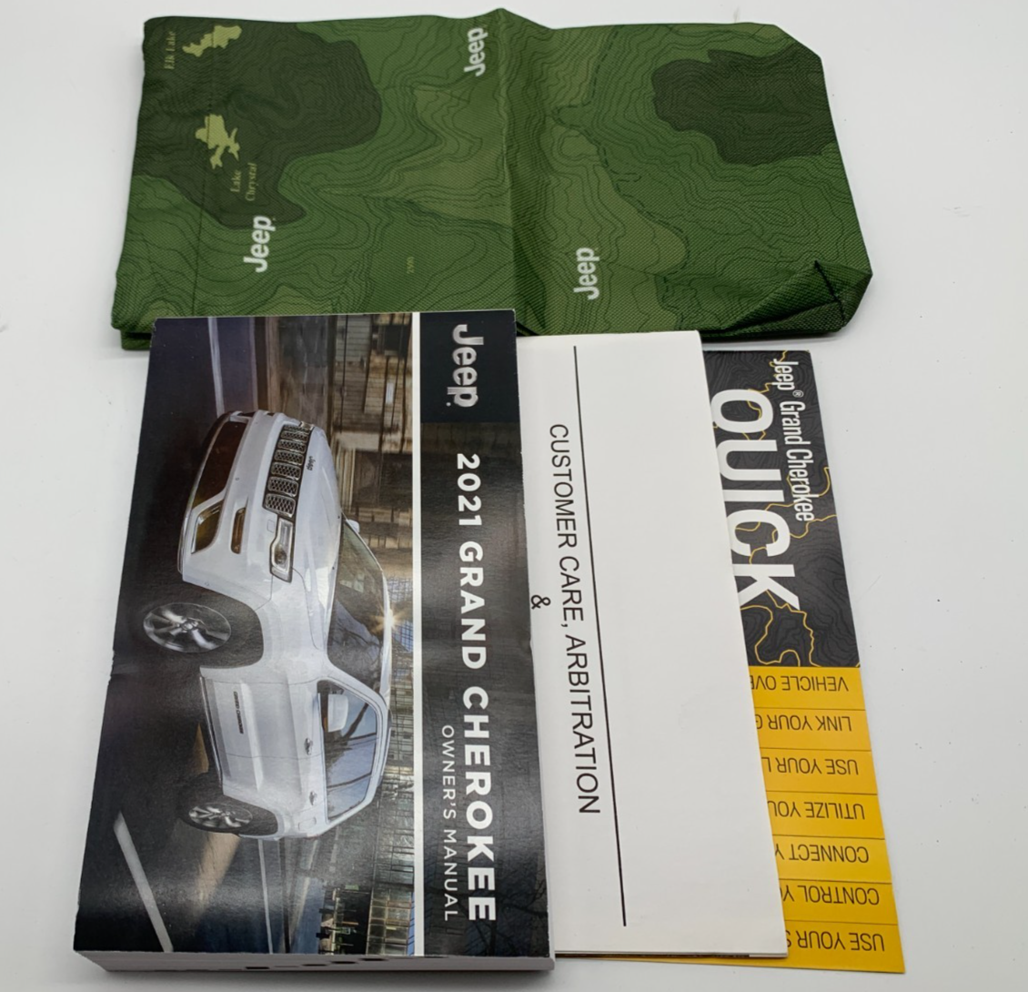 2021 Jeep Grand Cherokee Owners Manual Set with Case OEM B03B24011