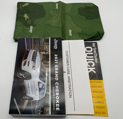 2021 Jeep Grand Cherokee Owners Manual Set with Case OEM B03B24011