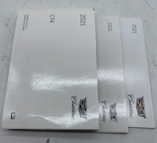 2021 Cadillac CT4 CT 4 Owners Manual Set OEM A03B37010