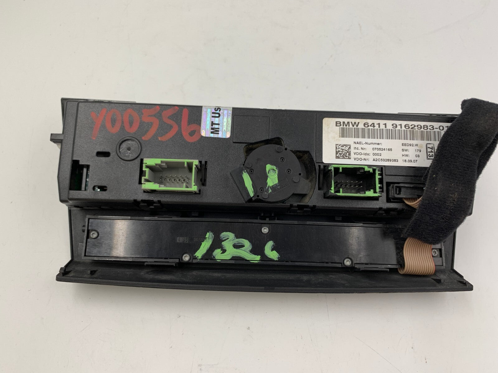 2007-2009 BMW 335i AC Heater Climate Control Unit OEM B01B34063