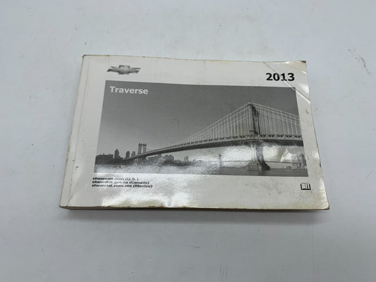 2013 Chevrolet Traverse Owners Manual OEM
