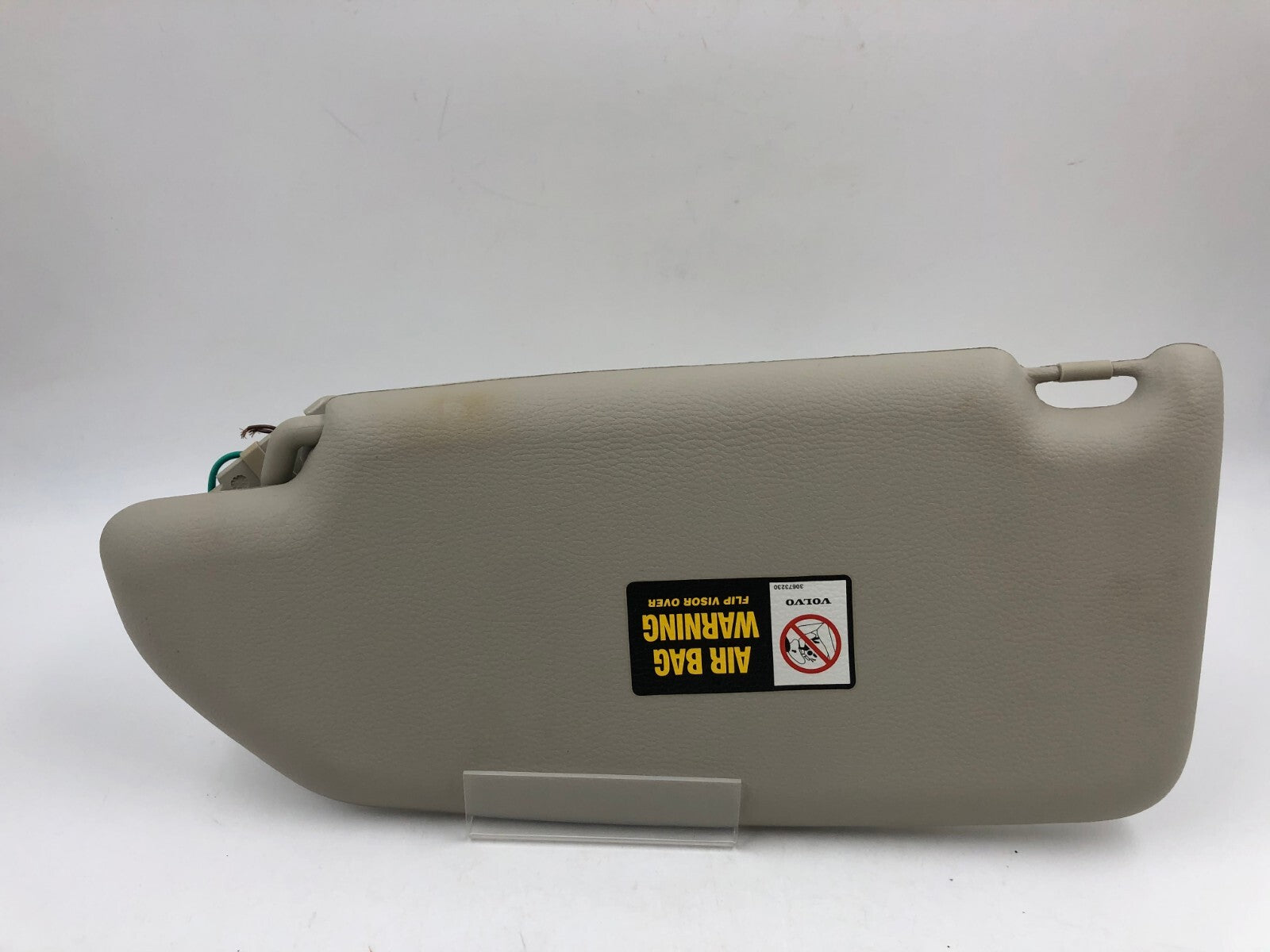 2002-2004 Volvo S60 Passenger Sun Visor Gray Illuminated OEM D03B53057